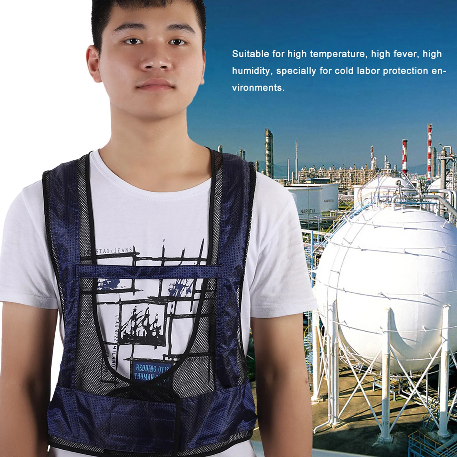 Compressed Cooling Vest Welding Steel Compressed Cooling Vest Eddy Tube Conditioner Waistcoat