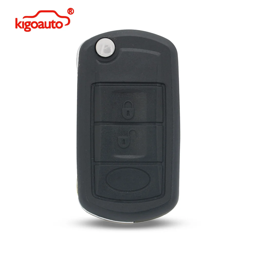 

kigoauto Remote Key Case Shell 3 Button HU101 HU92 for Land Rover LR3 LR4 Range Rover Sport