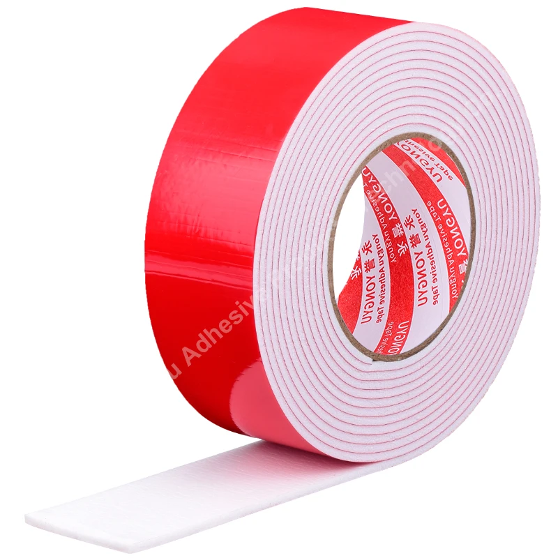 

White Foam Double-Sided Tape For Fixed Installation Dashboard Seat Packaging Cushioning Protection Building Decoration Car