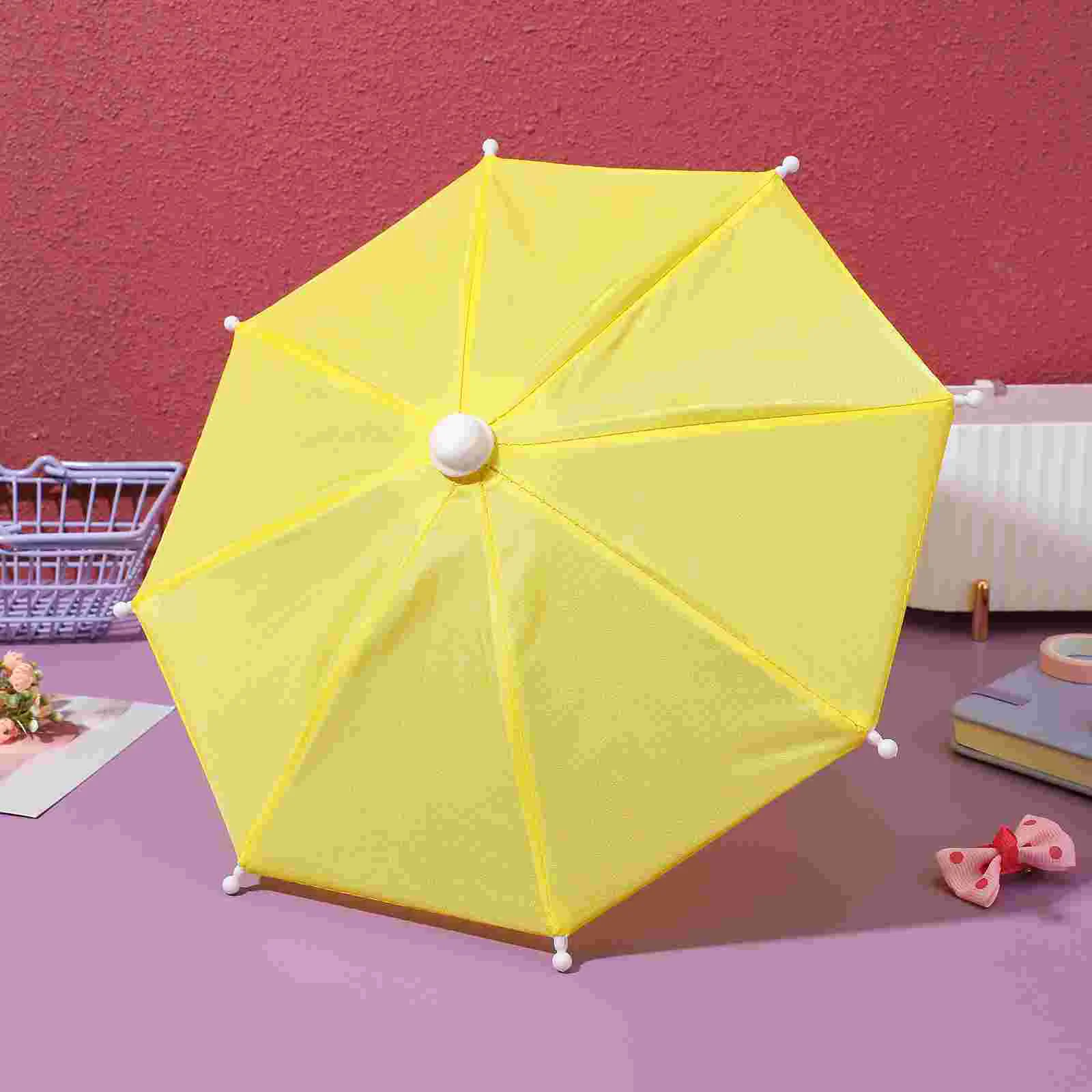 5 Pcs Umbrella Model Mini Decor Baby Toys Furniture Kids Accessories Child Clear Ornaments