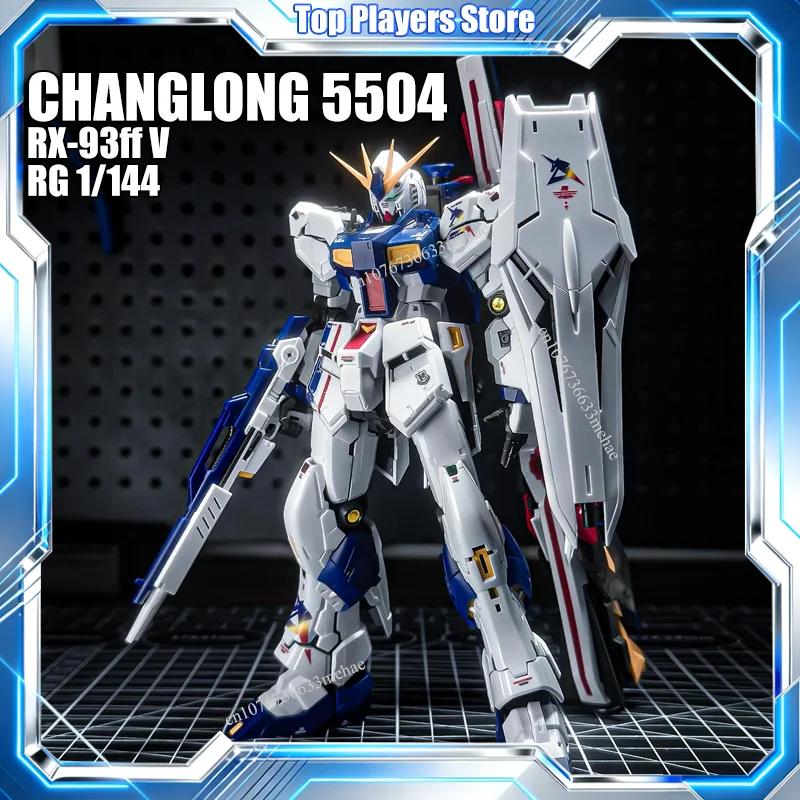 Auf Lager CHANGLONG 5504 RX-93ff V RG 1/144 Spielzeug Fukuoka Version Bausatz Modell Actionfigur Spielzeugmodell Mecha Geschenk
