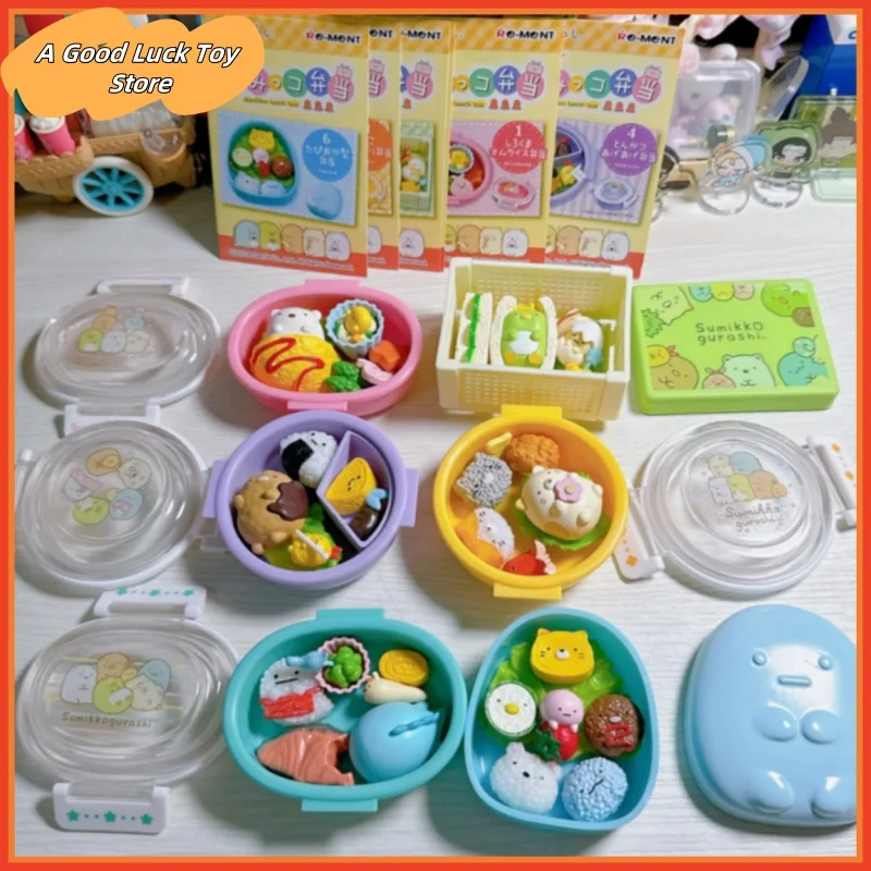 

Rement Аутентичный уголок Био вкусный Бенто Миниатюрная сцена Игрушка Слепая коробка Яйцо Коробка Дизайн Пикник Еда Сэндвич Коллекционные подарки