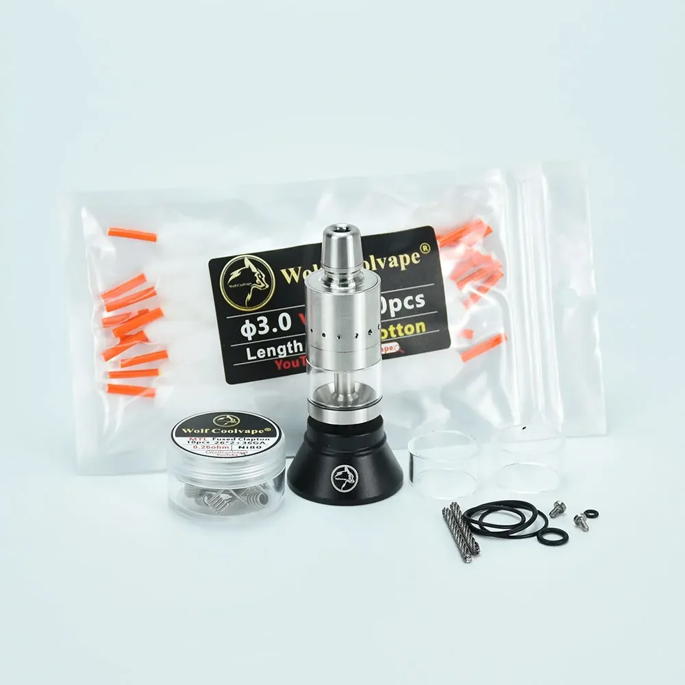 Vampirello V2 rdta Zerstäuber RTA Vape Airflow Rebuildable RTA 3 ml Topfilling 22 mm 316SS RTA Tankzerstäuber