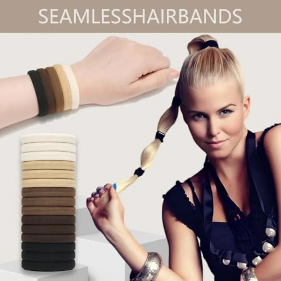 Hair Ties Hair Elastics Hair Clips 1 No Damage Hair Ties 0 High Elastic Ties 1 Ponytail Holders 2 Bow Hair Clips 20 Snap Hair C view 2