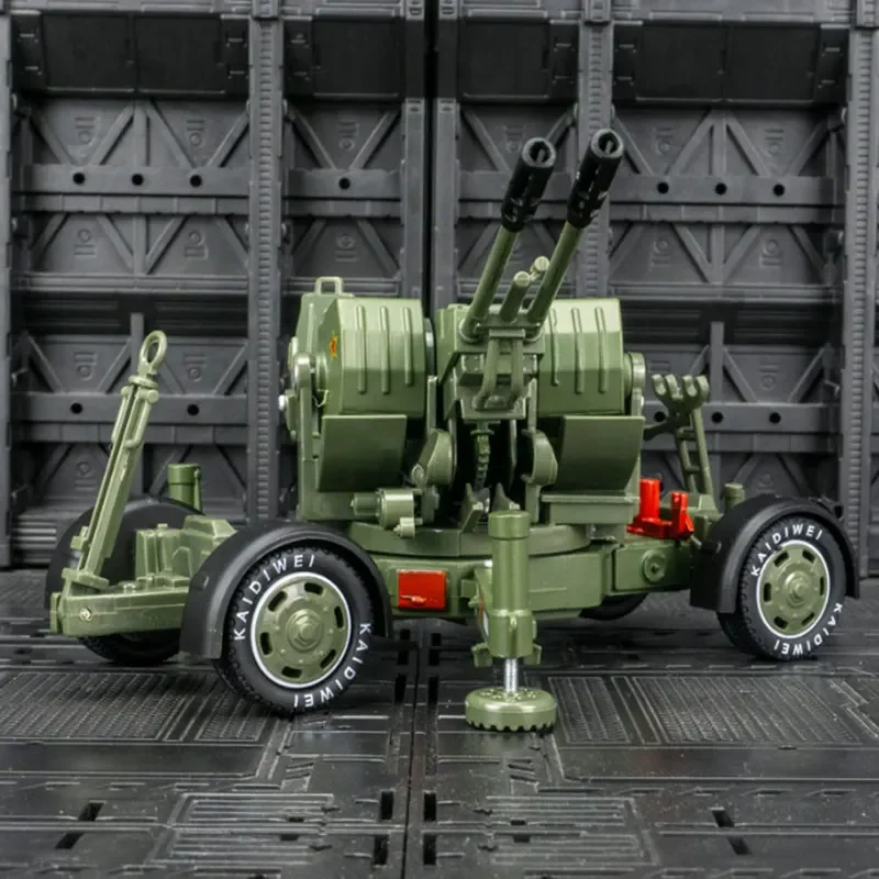 

1/35 Alloy Antiaircraft Gun Model Metal Missile Launching Vehicle Mortar Artillery Tank Antiaircraft Guns Car Model Kid Toy Gift