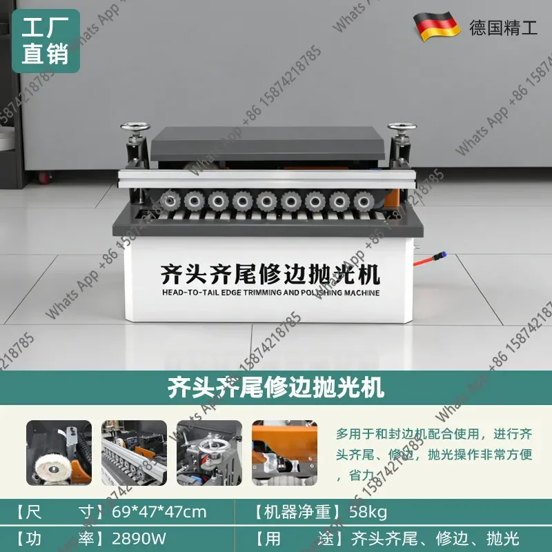 XX Small Saw Table Trimming, Polishing And Edge Banding Machine, Special Double Function Edge Banding For Woodworking Home