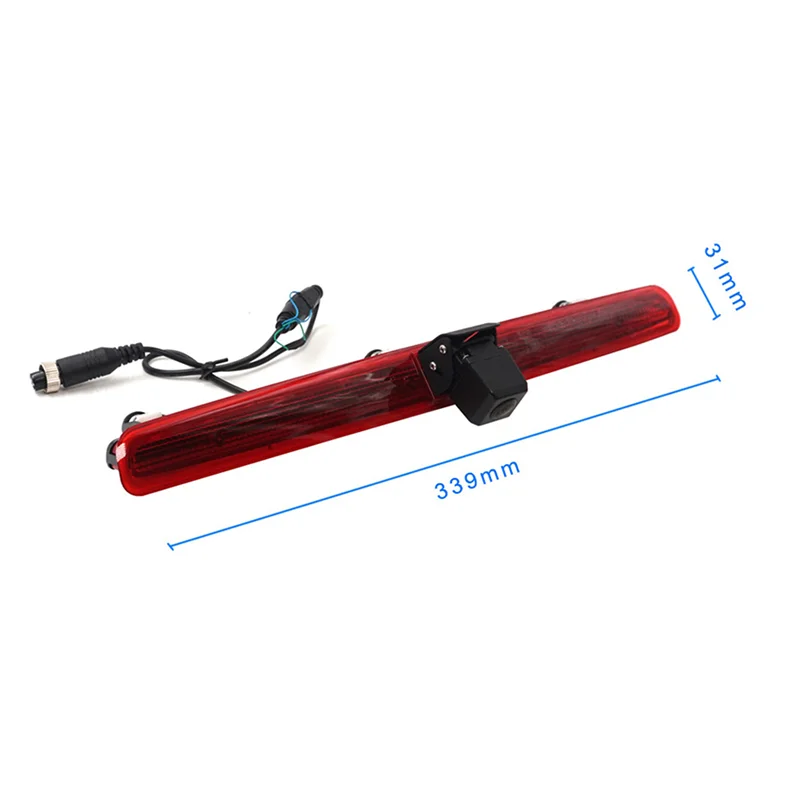 Car Third 3Rd Brake Lamp Camera for Volkswagen T5 Single Door After 2016.5- High Tail Light Reversing Rear View Camera