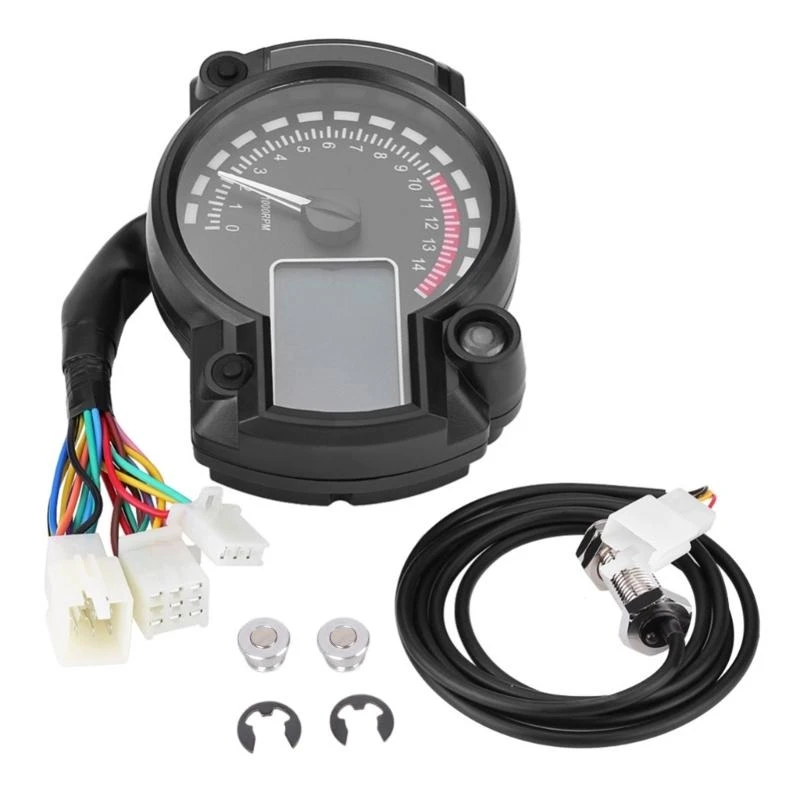 

M68B Long Lasting Weatherproof Motorcycle Instrument Cluster Digital Speedometer with Real Time Speed and Distance Monitoring