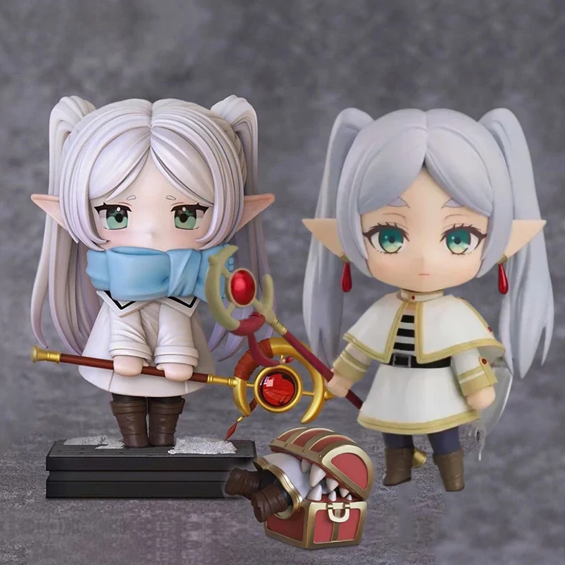 

Cartoon Beyond Journeys End Figures Winter Clothing Frieren Movable Toy #2367 Nendoroid Frieren Action Figure Q Version PVC Gift