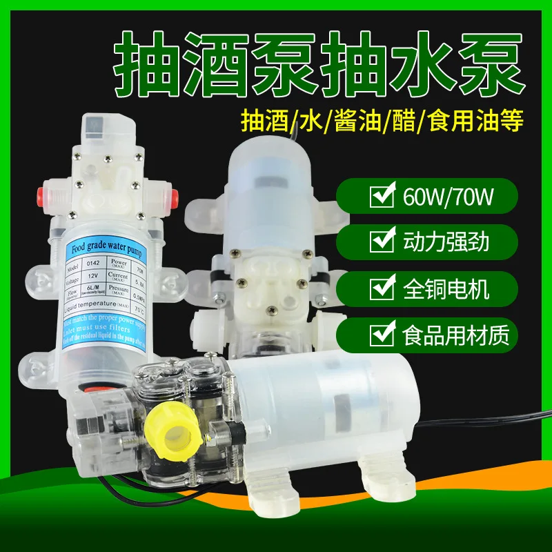 Electric Wine Pump 220V Household Self Priming Siphon Transfer Pump with Filter for Wine Baijiu Beer Home Bar