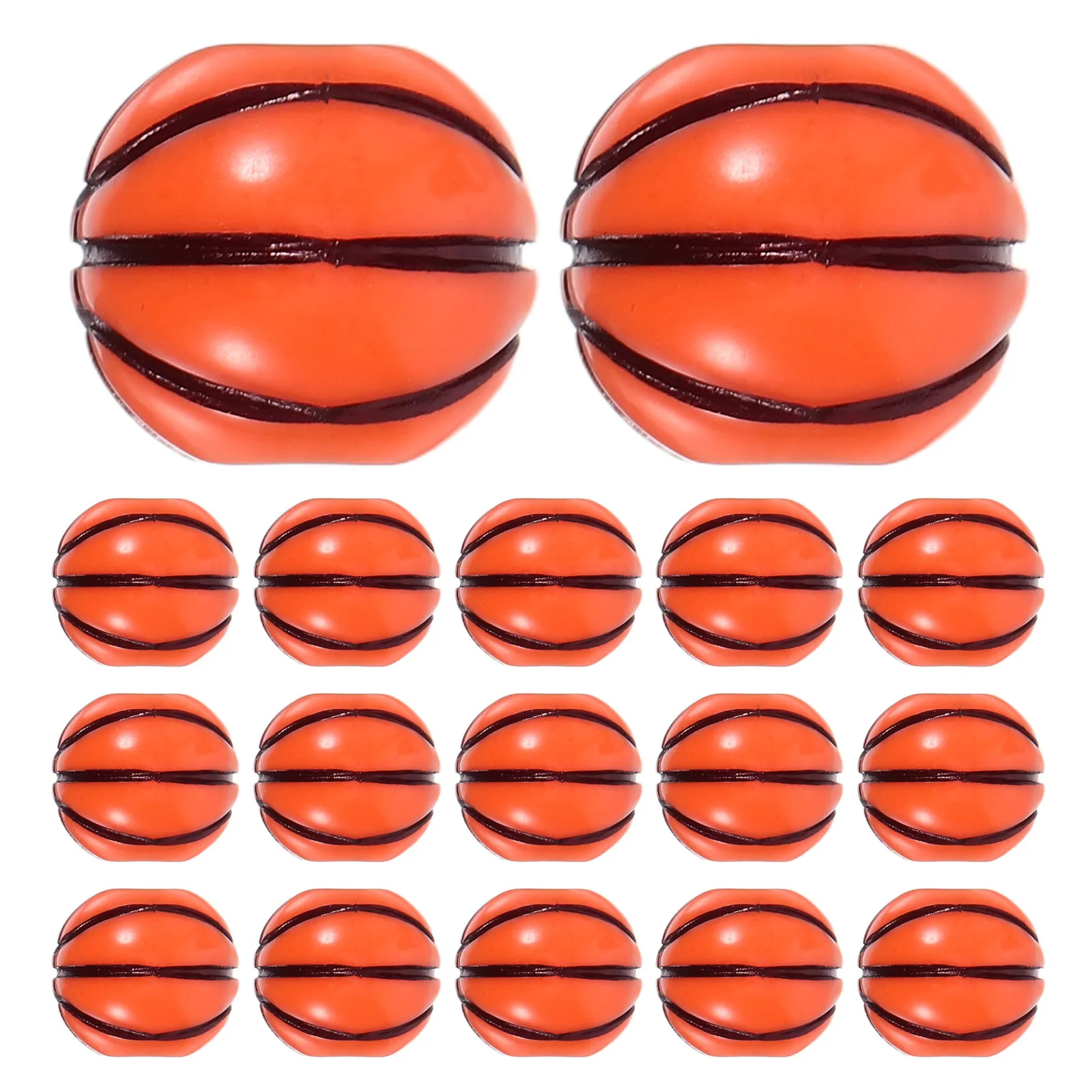 

100pcs Basketball For Bracelets Acrylic Sport Beads Diy Jewelry Making Craft Supplies Loose Beads For Necklace Earring Keychain