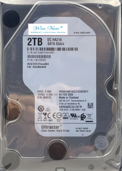 

For HUS722T2TALA604 2TB 7200 3.5 128M