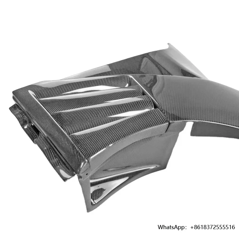 

X VRS Style Carbon Fiber Front Bumper Fender For Nissan GTR R35 2013 Ver Front Vent Fender Wing