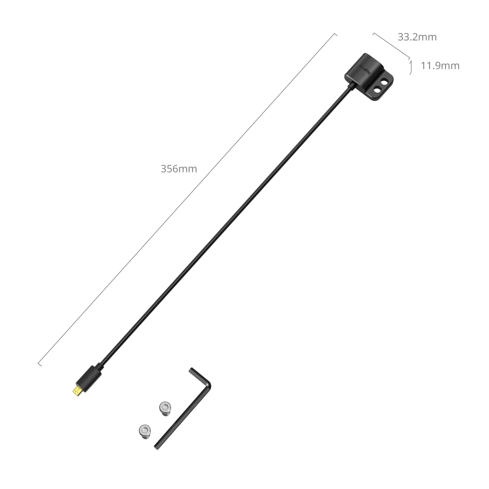 SmallRig 6125 Ultra-slim 2.0 Data Cable for Sony A7R IV A7RIII A7III/A7II/A7RII supports resolution up to 4K@60HZ for Camera