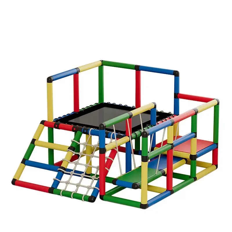 

Indoor Plastic Soft Playground Slide Children Small Family Sports Entertainment Combination Equipment with Climbing Slide