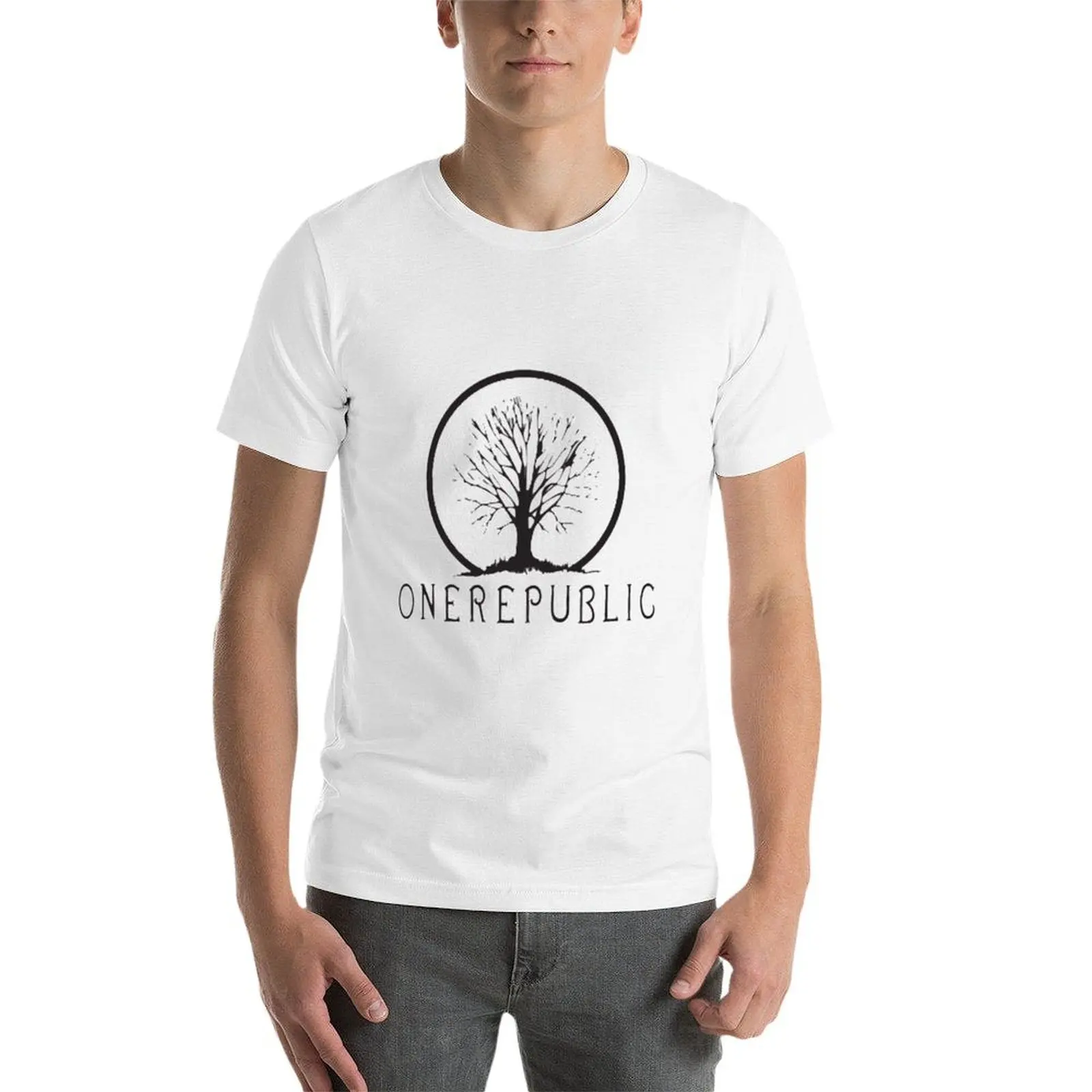 تي شيرت One Republic Tree تي شيرت للرجال جرافيك عتيق تي شيرت للرجال