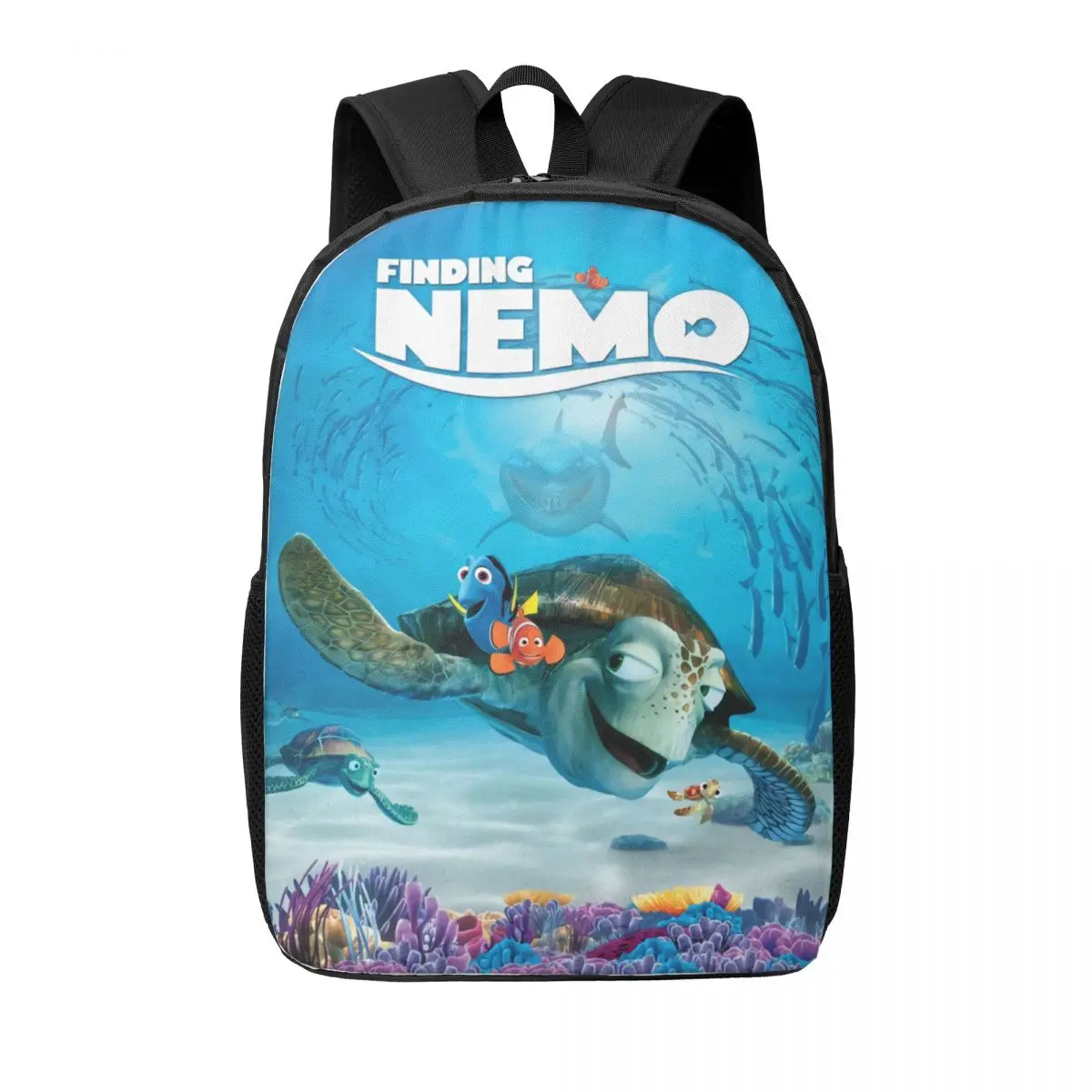 Custom Finding Nemo Backpacks Women Men Basic Bookbag for School College Anime Manga Bags