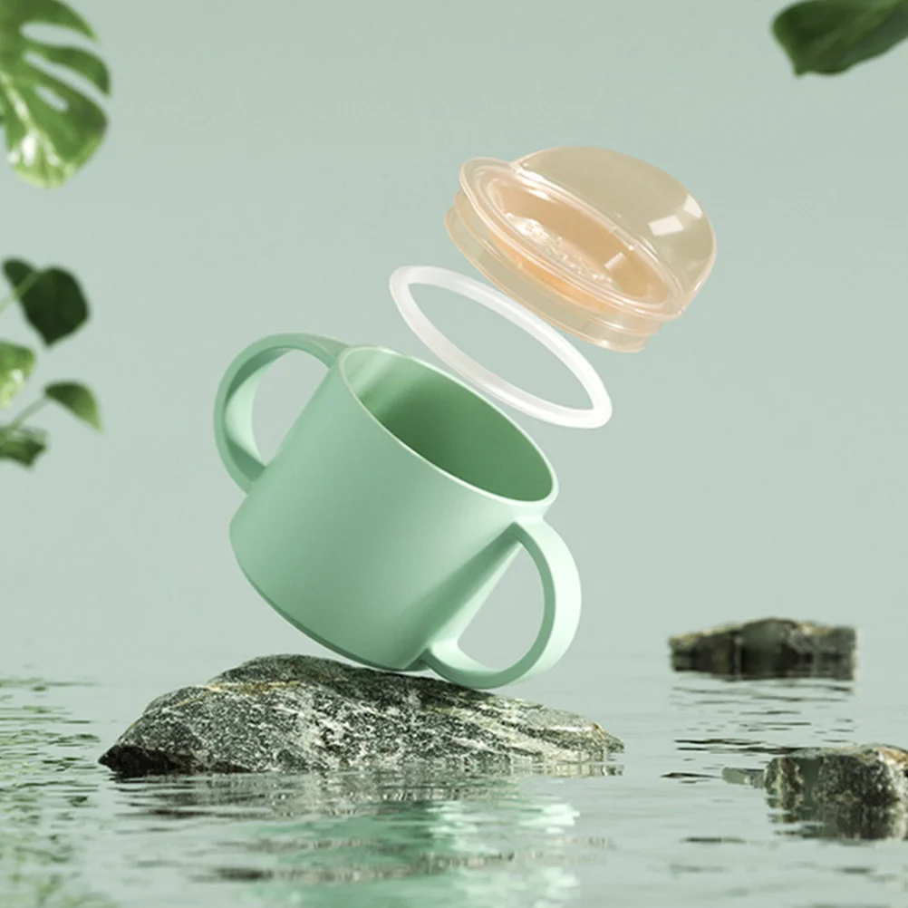 

2pcs Anti-Drop Toddler Silicone Spill-Proof Training Sippy Cup For Baby Drinking Kids Water Bottle Toddler Cups Baby Training