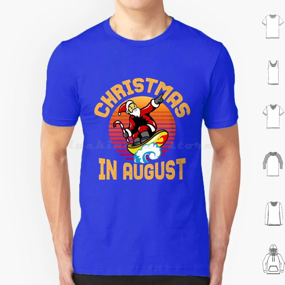 Christmas In August Funny Summer Design T Shirt Cotton Men Women Diy Print Rum College Liquor Rum Vodka Party Drinking Drink