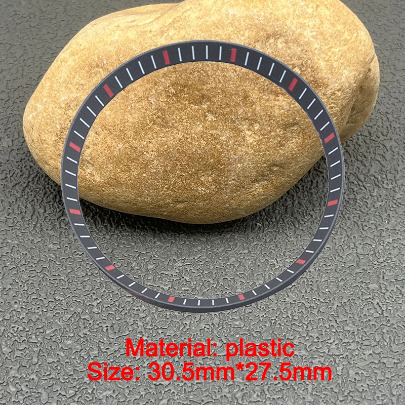 حلقة الساعة البلاستيكية مناسبة للحافظة الرياضية NH35/NH36 وأداة صيانة ملحقات الساعة SKX007 SKX009 SRPD53