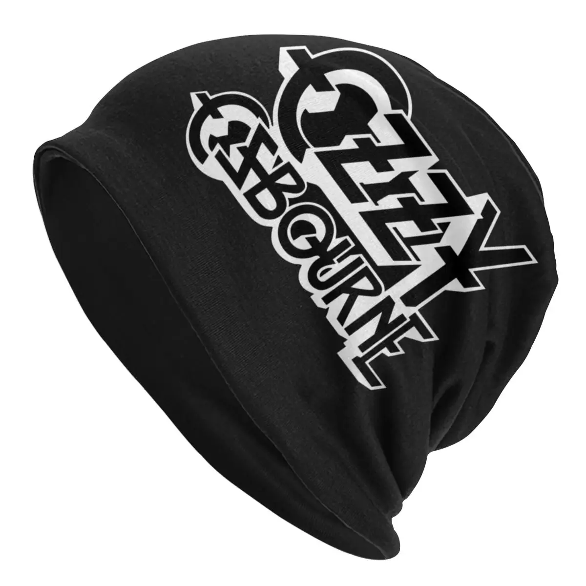 Unisex Winter Warm Bonnet Homme Knit Hats Street Heavy Metal Band Rock Ozzy Osbourne Beanie Cap Prince Of Darkness Beanies For