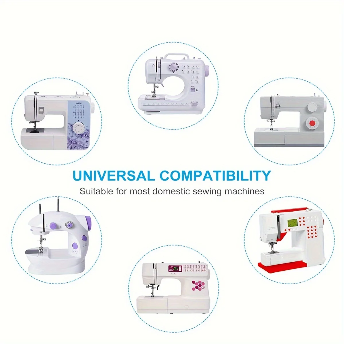 20-teiliges Universal-Nadelset für Nähmaschinen – 70/10 90/14 100/16 verschiedene Größen für Seide, Baumwolle, Jeans und Multi-Stoff – Detail 5