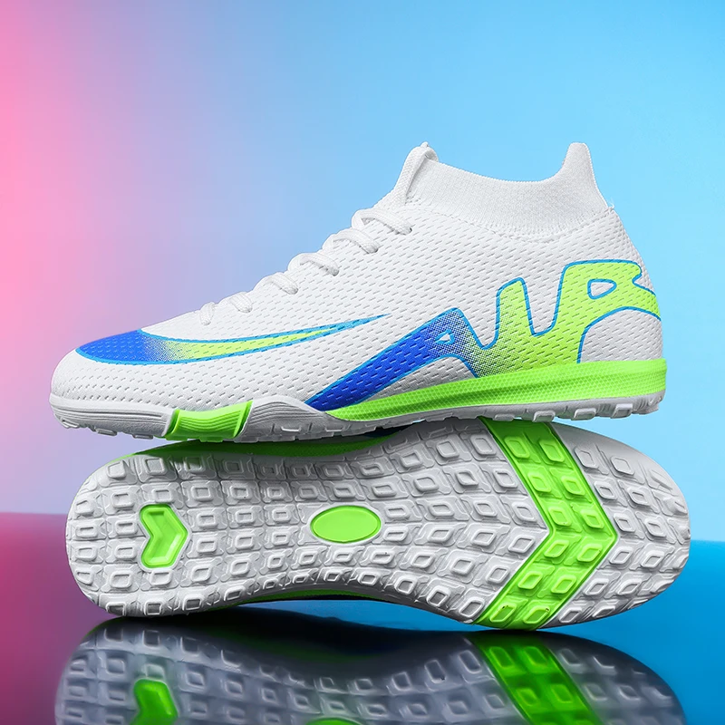 

Men Fast Soccer Shoes Society Cleats TF/FG Unisex Futsal Football Field Boots Non Slip Indoor Top Quality Football Shoes Sports