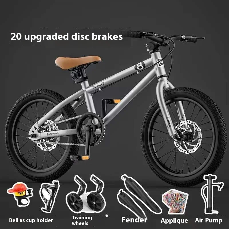 Youth Mountain Bike 16/20 Inch Children's Bicycle for Boys And Girls 6-12 Years Old Student Pedal Bike with Adjustable Frame