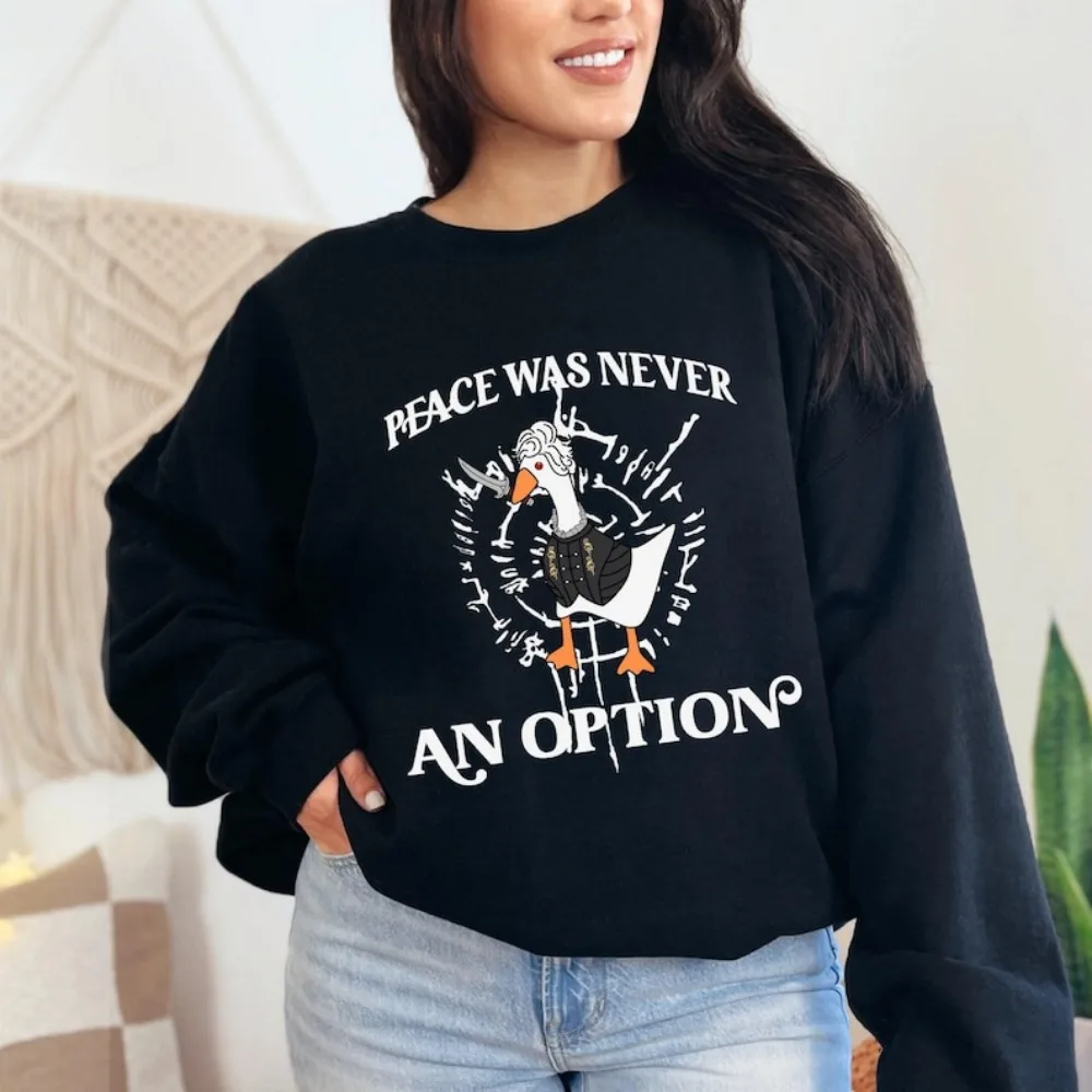 

Adventure Awaits Game Goose Astarion Honk Sweater Funny Fantasy Gamer Women Hoodie Outdoor Adventure Sweater Harajuku Tops