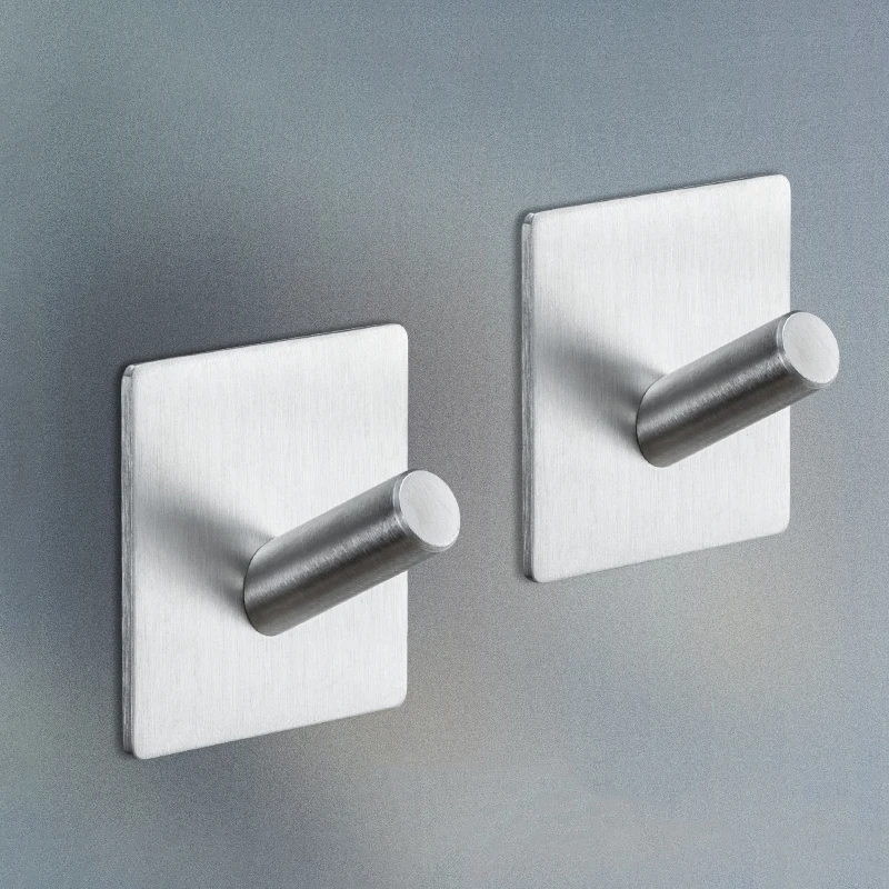 

304 Black Robe Hook Wall Hook Towel Hook for Bathroom Stainless Steel Coat Hook Rustproof Hook Hanger for Kitchen Hardware 81130