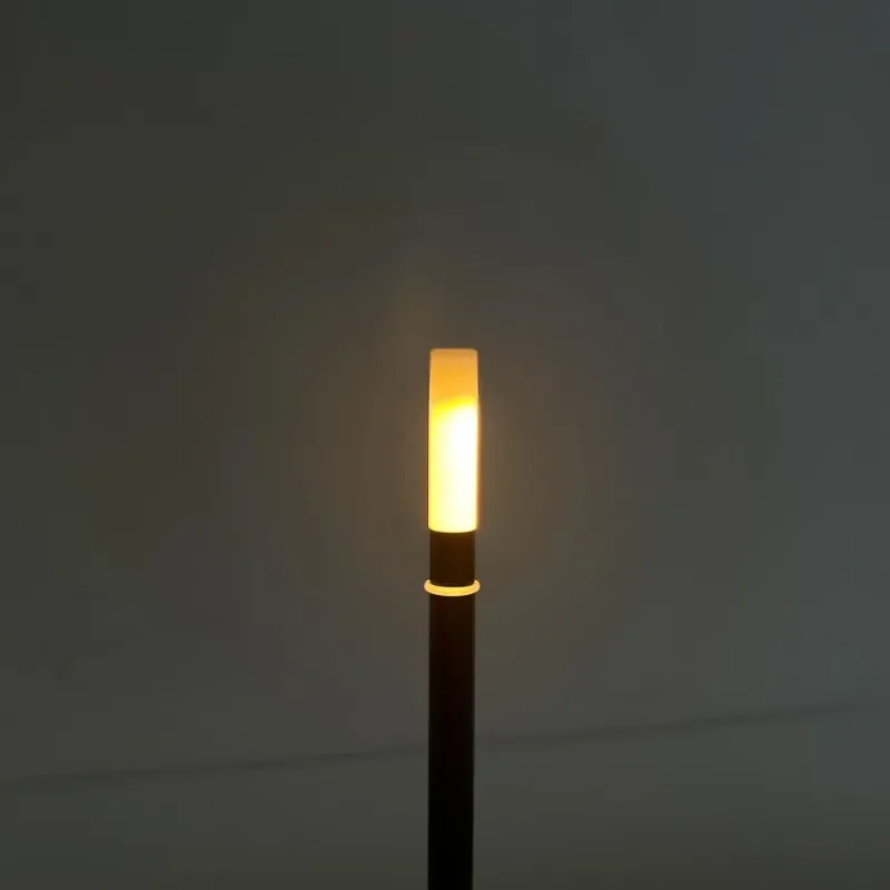 Lampa do sypialni stołowy z akumulatorem bezprzewodowy dotykowe światło świeca kempingowa kreatywna lampy tworzące nastrój USB-C oświetlenie nocne na biurko