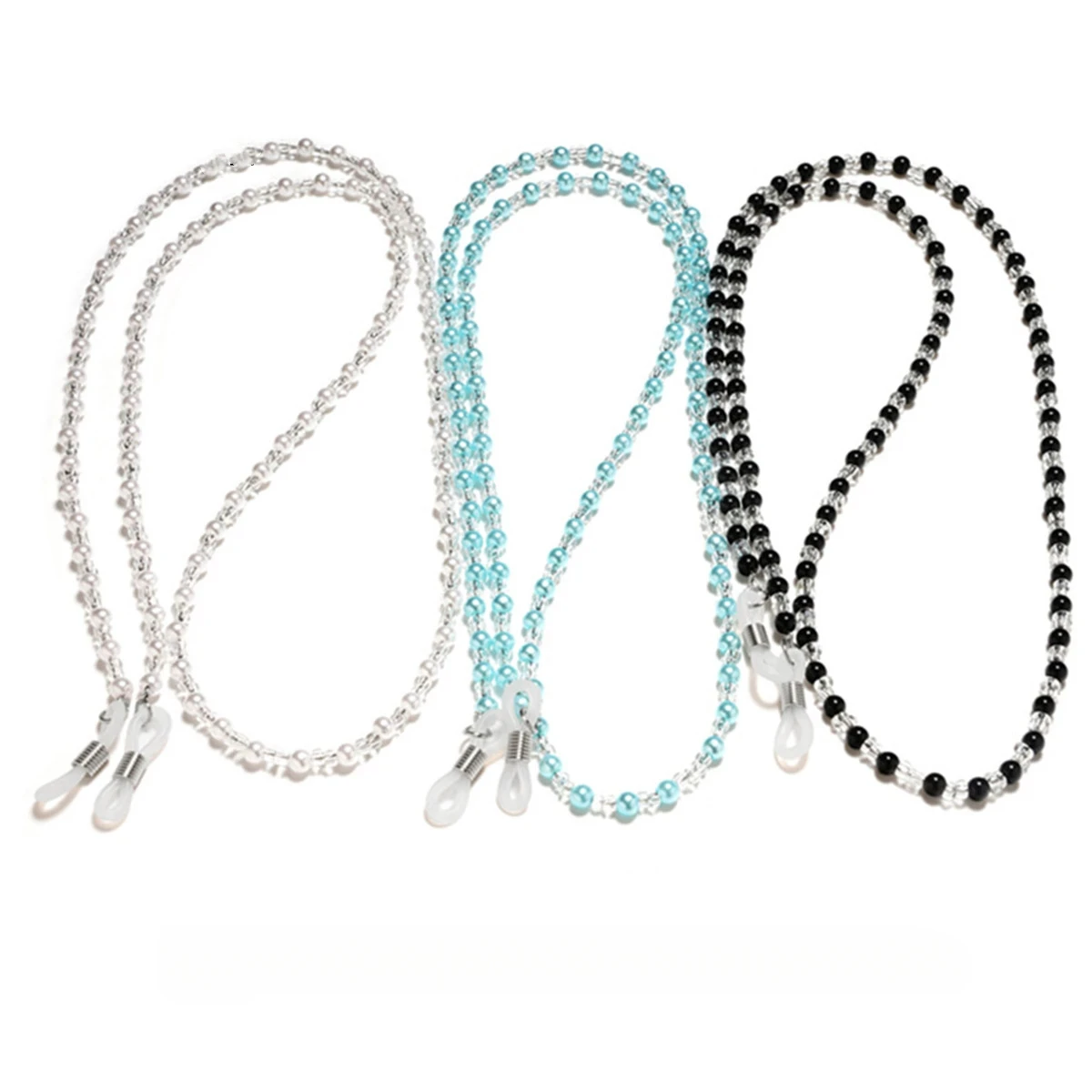 

Acrylic Beaded Glasses Rope Fashion Woman Sunglasses Chain Cylinder Bead Chain Anti-Falling Non Slip Glasses Chain