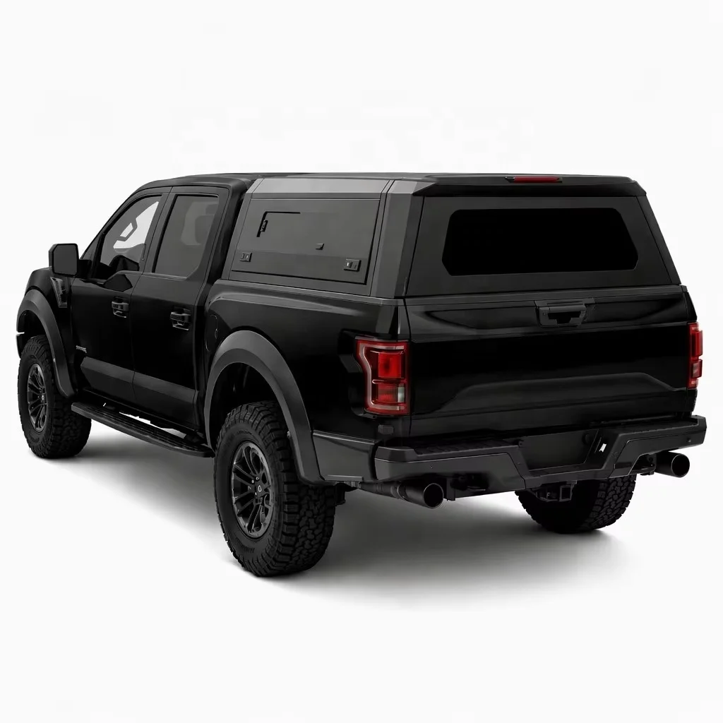 Heavy Duty Galvanized Manganese Steel Pickup Truck Canopy Split Design Waterproof Topper 4x4 Offroad Expedition