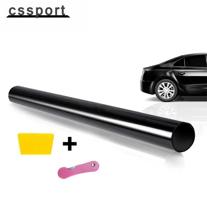 

Universal 300*50cm Uncut PET Roll Window Tint Film 35% VLT 20" x 10ft Feet Car Home Office Glass Black WF-0054
