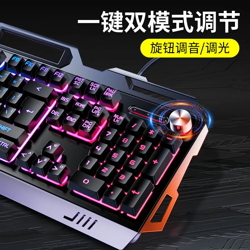 Imagem -03 - Teclado Gamer Rgb Jogo Teclado e Mouse Fone de Ouvido Jogo Backlit Usb com Fio Computador Keyboardfor Computador Portátil In1 Teclado