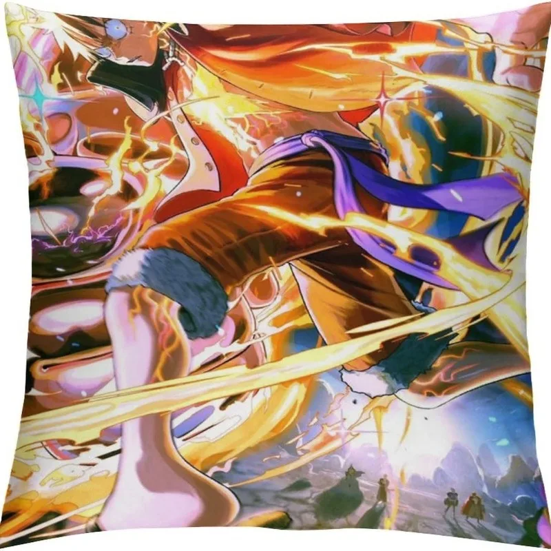 The Road of Rage Flies in Excitement Anime Pillowcase Anime Or Art Customized Zipper Pillowcase for Car Decoration Sofa Bedding