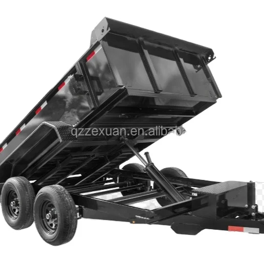 （Factory Direct Sale）Hot Selling US and Canadian Agricultural Hydraulic Dump Trailer Sand and Gravel Transport Dump Trailer