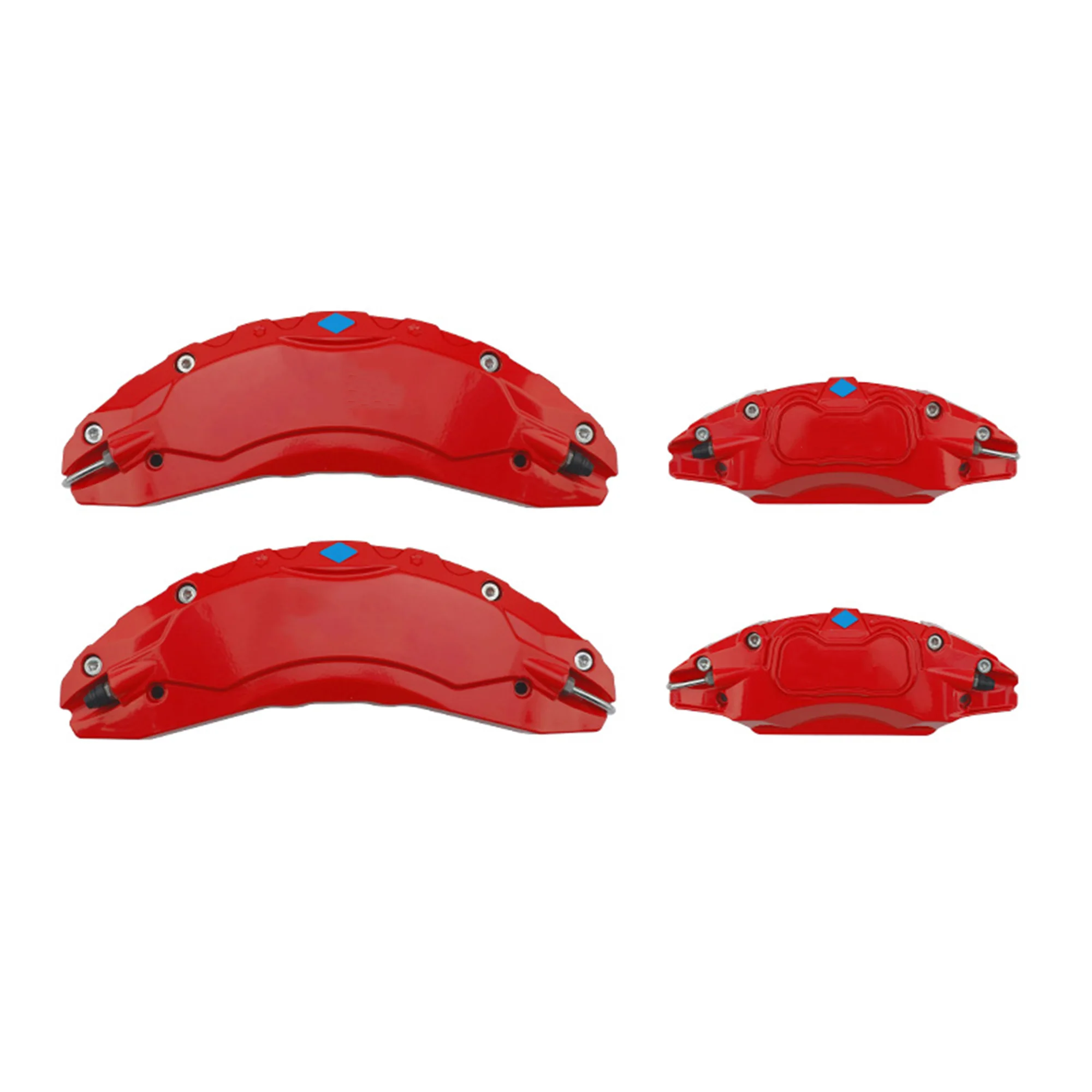 4PCS Brake Caliper Cover For Tesla Model 3 2018-2023 Aluminium Alloy 18 19 Inches 12 Colors With Stickers Car Accessories Red