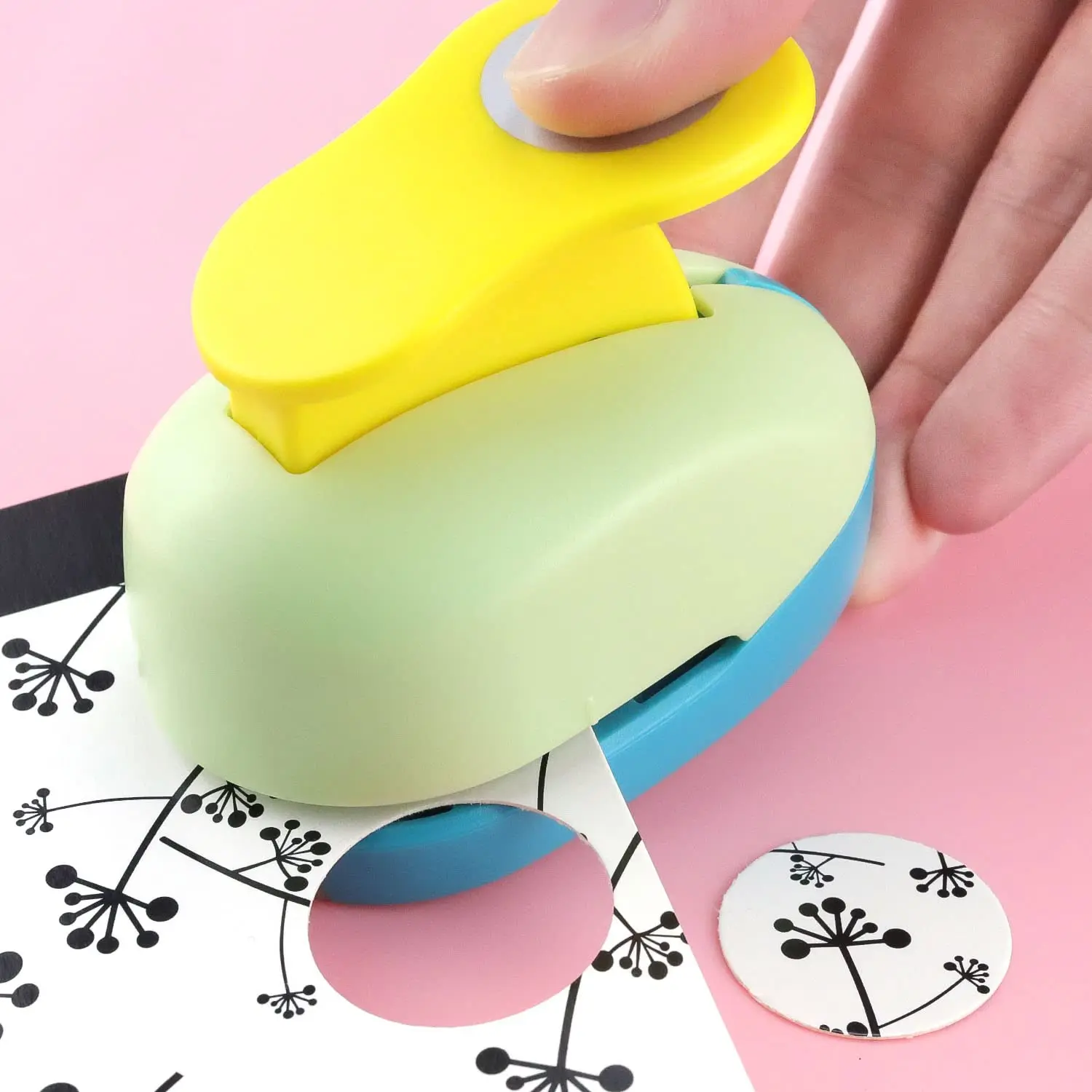 8/16/25/38/50mm Willekeurige Kleur Ronde Perforator DIY Embossing Perforator scrapbooking Machine Papier Snijden Perforator