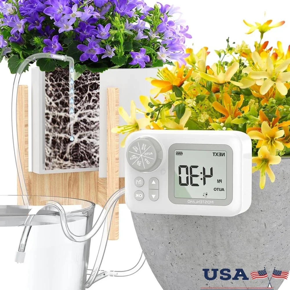 Automatic Drip Irrigation Kit Indoor Watering System 15 Houseplants Customizable Schedules Water Saving Easy Installation