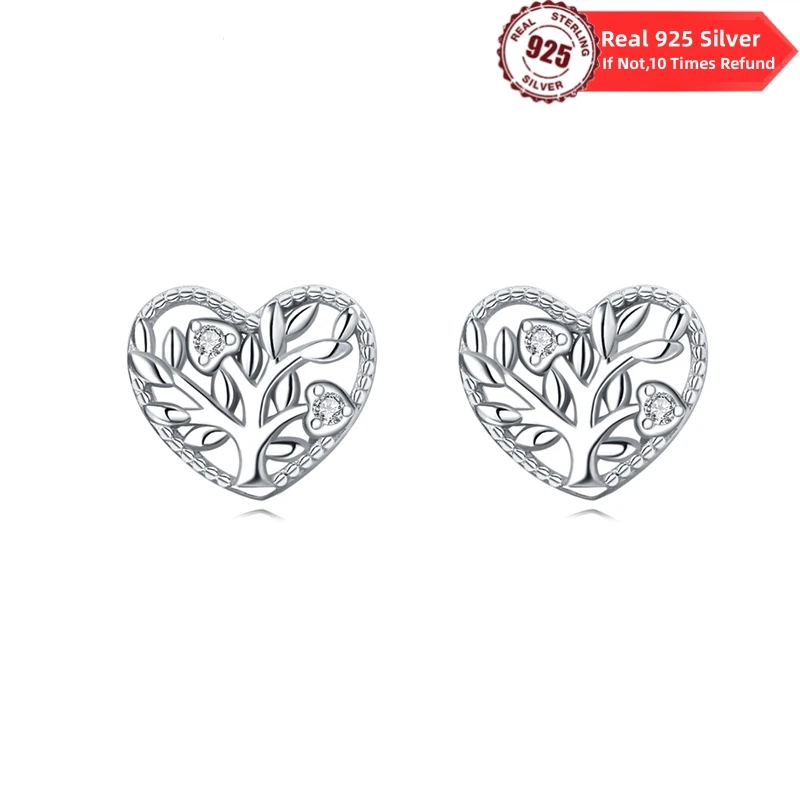 

Серьги женские из серебра 925 пробы в виде дерева жизни