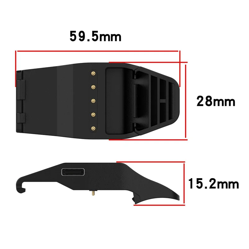 Compatible For Garmin TT15 Charging Dock, Replacement USB Type C + Micro-USB Charger Charging Dock Cable