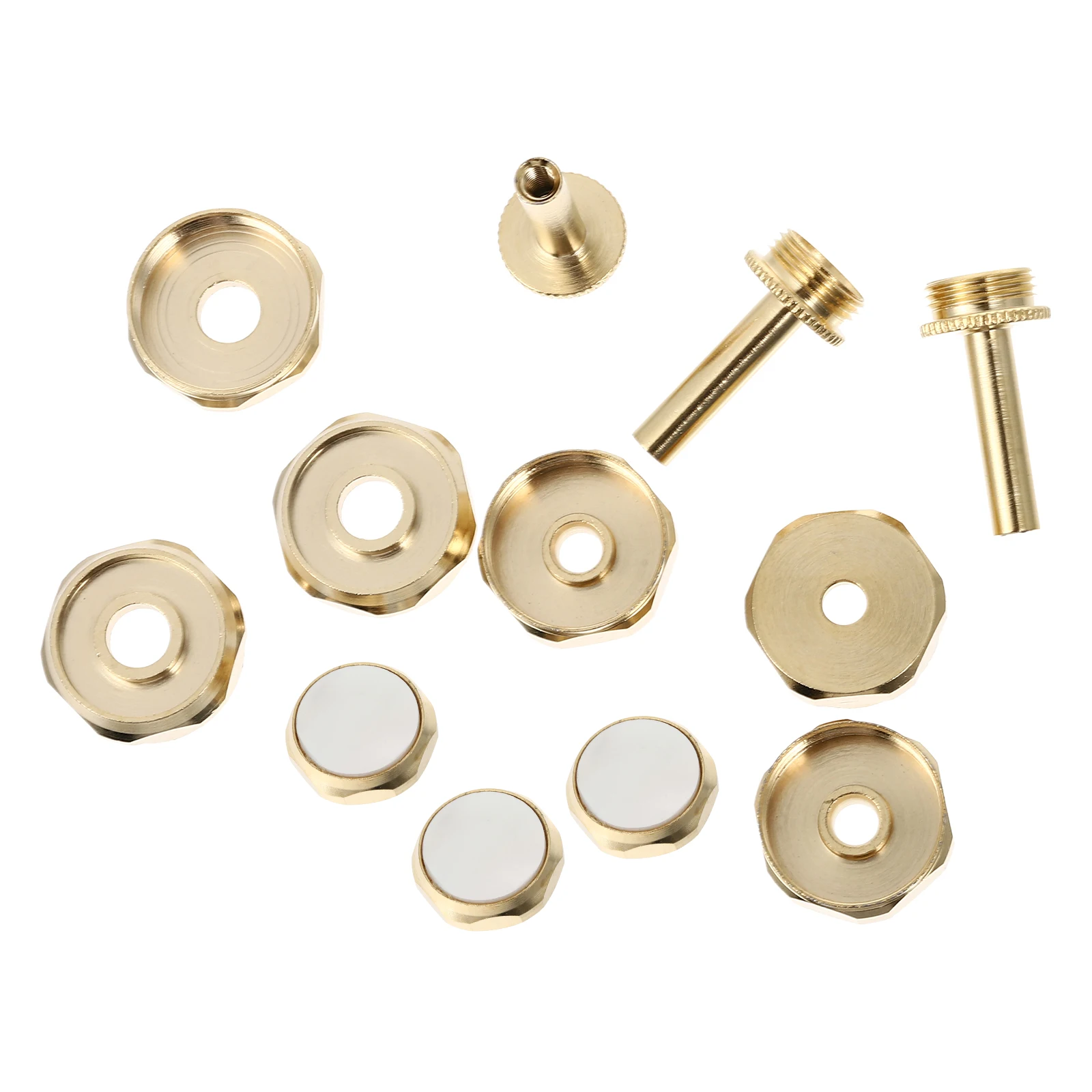 

Copper Caps Trumpet Valve Button Buckle Bottom Cap Buttons Accessories for Musical Instrument Craftsmanship Durability Practical