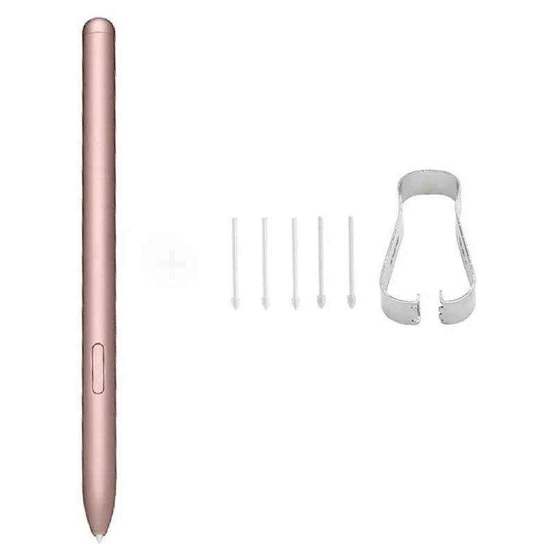# قلم ستايلس 328 متر لهاتف سامسونج جالاكسي S7 FE LTE S7Fe S6 Lite Tab S21 Ultra Tab S7 قلم رصاص حساس لشاشة اللمس - ذهبي (ذهبي) #6