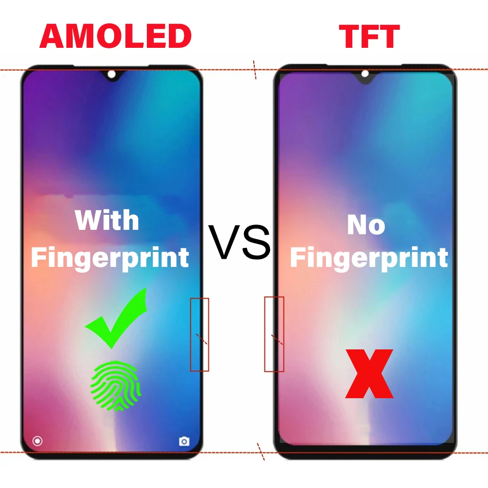 AMOLED For Realme X2 LCD Touch RMX1992 RMX1993 RMX1991 Display Digitizer Assembly For OPPO Realme XT RMX1921 LCD Display Screen