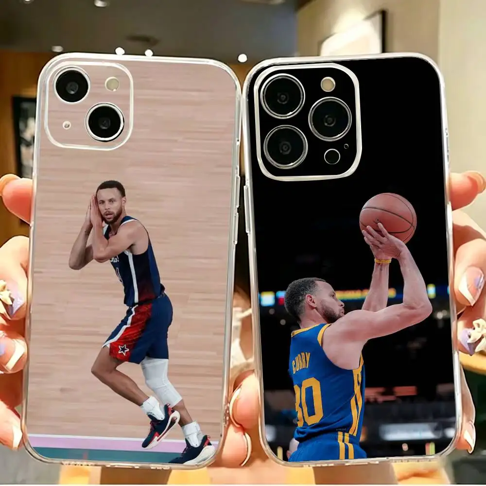 Chef S-Stephen Curry Transparent Shockproof Phone Case For iPhone 17,16,15,14,13,12,11 Plus,Pro Max
