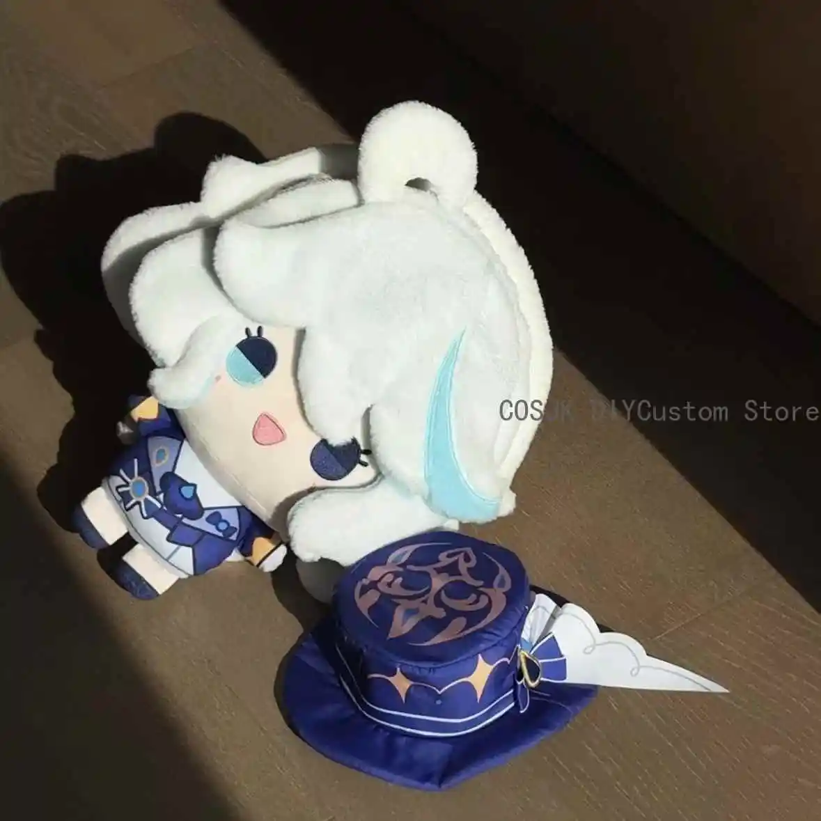 35cm Game Furina de Fontaine Genshin Impact Anime Big Head Figure Maumet Puppet Idol Plushies Pillows Pillow Cosplay Xmas Gift - view 3