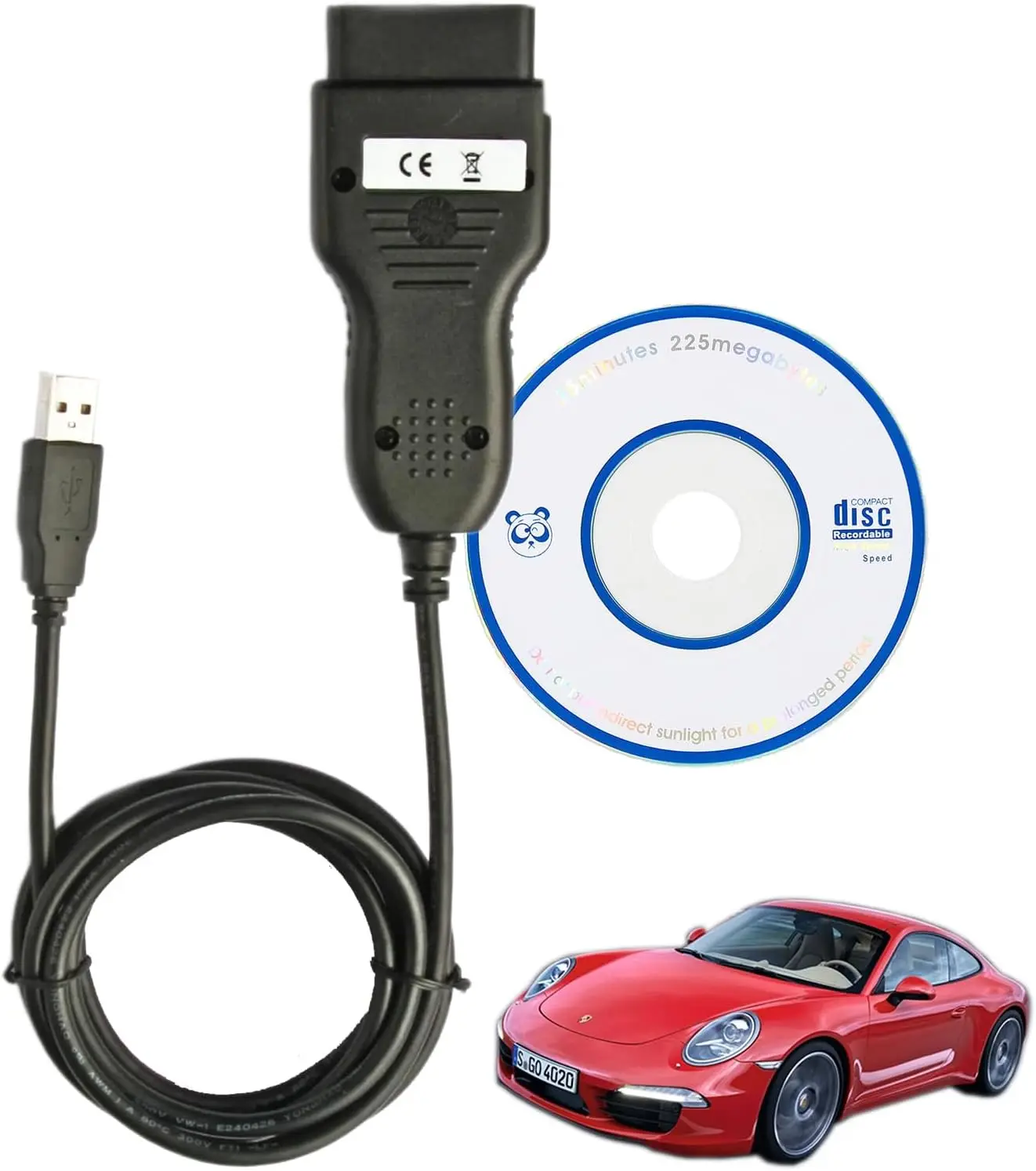 

OBD2 ECU Scanner for Porsche 911/Cayenne/Boxster 1996-2007, Piwis Cable, Compatible with Durametric V3.0.15.0