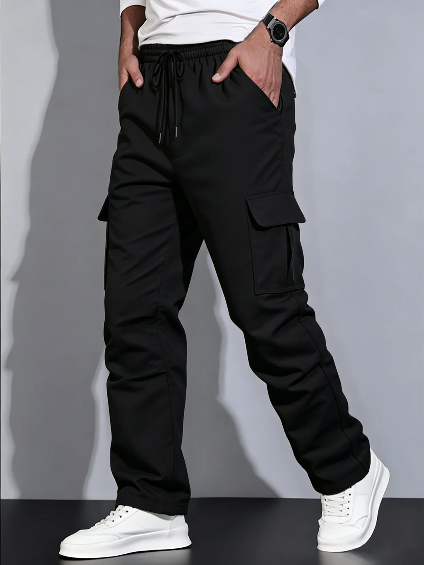 Men's Summer Minimalist Utility Commuter Cargo Pants, Urban Casual Sports Style, Wear-resistant Wrinkle-resistant Quick-dry 4-wa