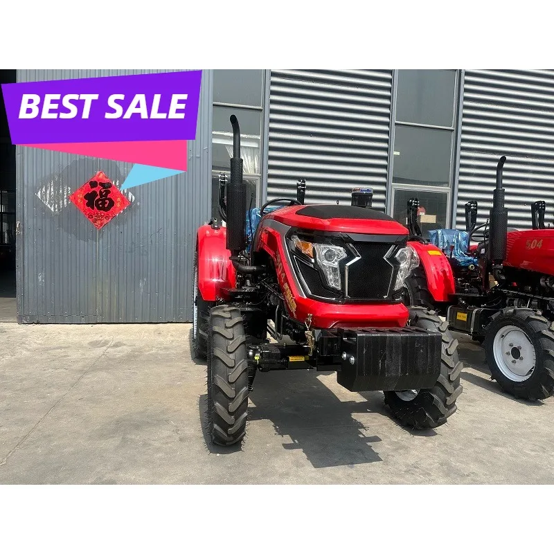 50HP 4X4 4WD Compact Mini Tractor Multifunctional Small Agricultural Farm Machinery